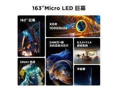 TCL X11H Max 163英寸MicroLED电视