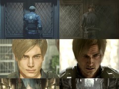 《生化2》同场景对比《生化9》 里昂老了