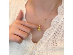 520特惠！新款高级苹果吊坠项链仅59.9元