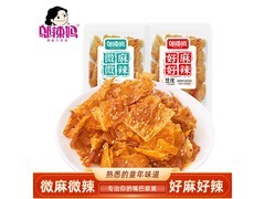 邬辣妈麻辣豆皮20包360克，满减后17.9元超划算！