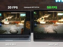 M5芯片助力MacBook Pro游戏性能飙升，光追帧率提升290%