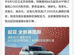 悦达起亚7月销量破2.5万辆，全新赛图斯预售8.09万起