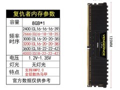 美商海盗船DDR4内存条限时特惠