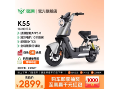 绿源K55电动自行车京东直降200元！