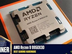 AMD锐龙9 9950X3D荣获2025年度最佳游戏硬件奖