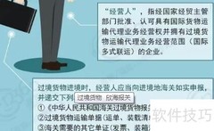 过境货物申报指南