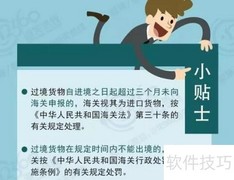 过境货物申报指南
