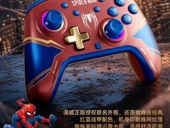 良值推蜘蛛侠联名星耀HD手柄，专适Switch 2，霍尔摇杆+HD振动+一键唤醒