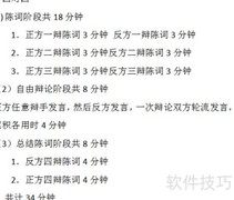 优秀辩论系列：赛制解析