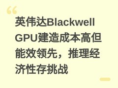 英伟达Blackwell GPU建造成本高但能效领先，推理经济性存挑战