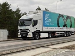 法国高速实现电动货车动态无线充电