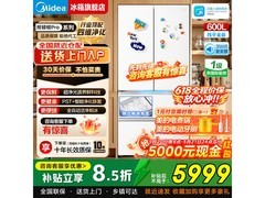 520京东美的熊墩墩冰箱大促，低至5769元