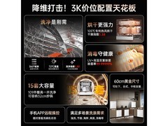 美的小白鲸15Pro洗碗机2599元