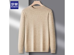罗蒙男士秋冬圆领毛衣低至54元！