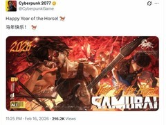 赛博朋克2077发布马年贺图：SAMURAI乐队燃奏夜之城新春盛宴