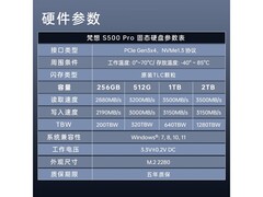 梵想S500 PRO固态硬盘活动价低至599元