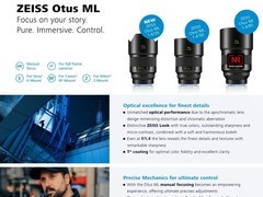 售价2299美元 蔡司Otus ML 35mm F1.4即将发布？