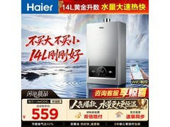 海尔 14L 燃气热水器 JSQ28 - 14MODELDU1 低价购