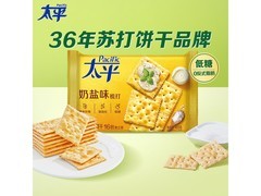 太平苏打饼干酵母奶盐味，400g仅13.8元速抢！