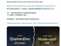 Warhorse官宣开发天国：拯救2续作与全新指环王RPG双项目