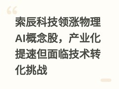 索辰科技领涨物理AI概念股，产业化提速但面临技术转化挑战