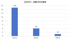 2025年H1:海尔冰箱TOP1无悬念，增长最多的又是谁?