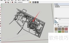 草图大师导入建筑图纸方法