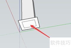 草图大师快速建简易立柱