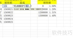 Excel自动计算销售提成