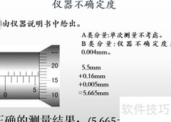 仪器不确定度解读