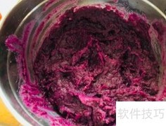 电饼铛轻松做紫薯饼
