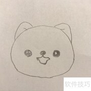 博美狗简笔画教程