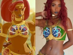 黑人女性Coser高还原演绎塞尔达格鲁德女王