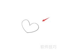 PS绘制飞翔爱心教程
