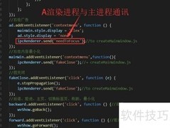 渲染进程间通信