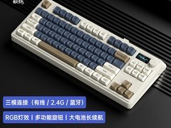 狼蛛S3187三模RGB机械键盘套装