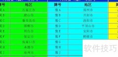 全国车牌识别速查表
