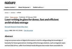 全新存储玻璃能存4.84TB数据，保存一万年