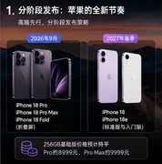 iPhone 18全爆料：2nm芯片 + 可变光圈 + 折叠屏，苹果这次赌上了一切