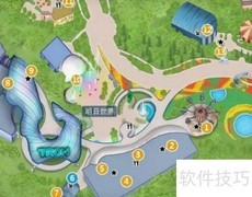 上海迪士尼乐园导览图