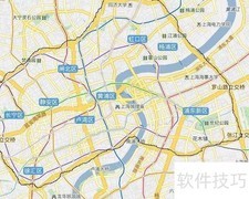 上海内环范围地图标注