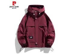 皮尔·卡丹男士冲锋衣直降130仅49.9元