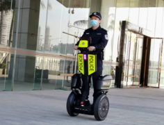 九号警务电动车“上岗”  智能化助力警务出行