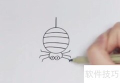 蜘蛛简笔画教程：轻松几步学会