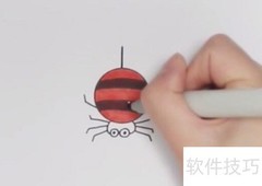 蜘蛛简笔画教程：轻松几步学会