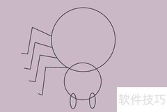 卡通蜘蛛绘画教程