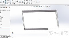 SolidWorks钣金褶边创建方法