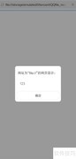 手机端检测alert弹窗方法
