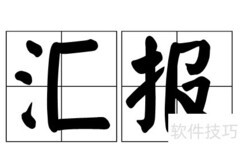汇报的核心含义解析