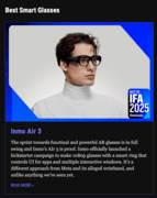 国际首秀！INMOAIR3横扫IFA多项媒体大奖，智能眼镜唯一上榜